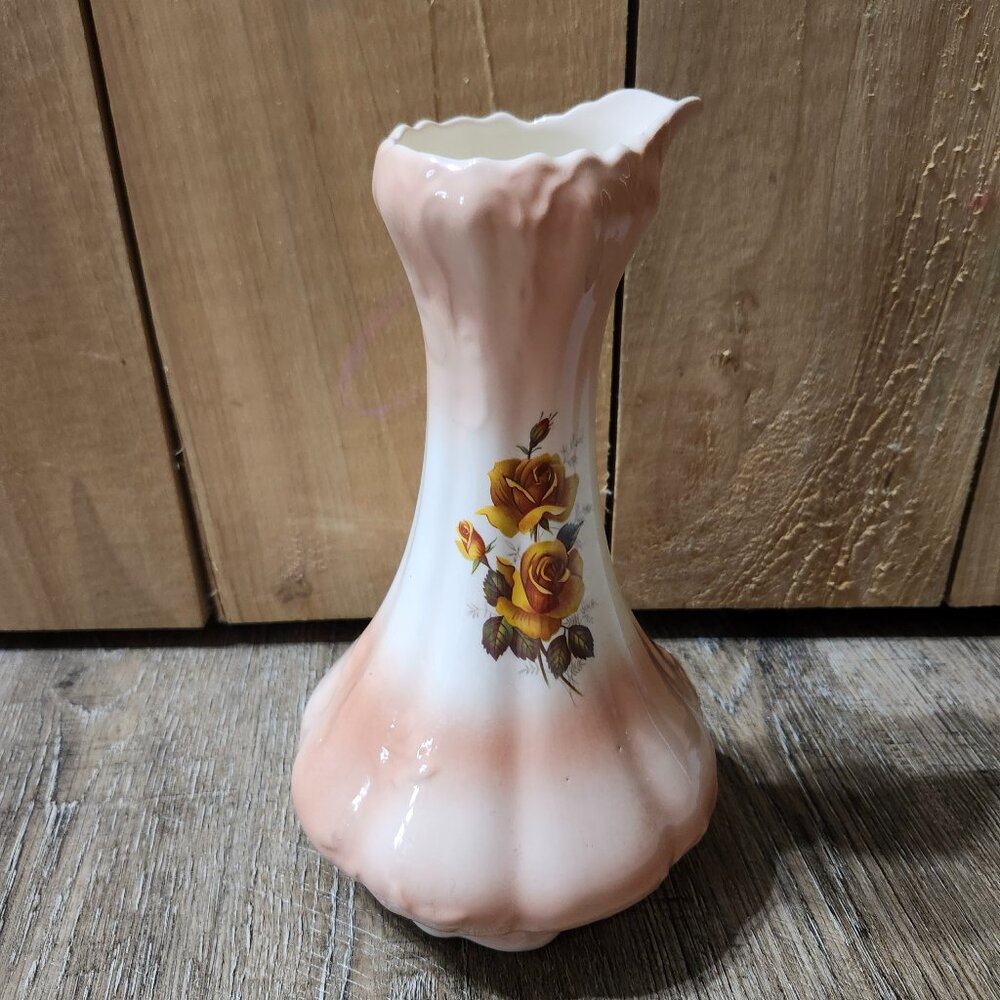 vintage ceramic bud vase